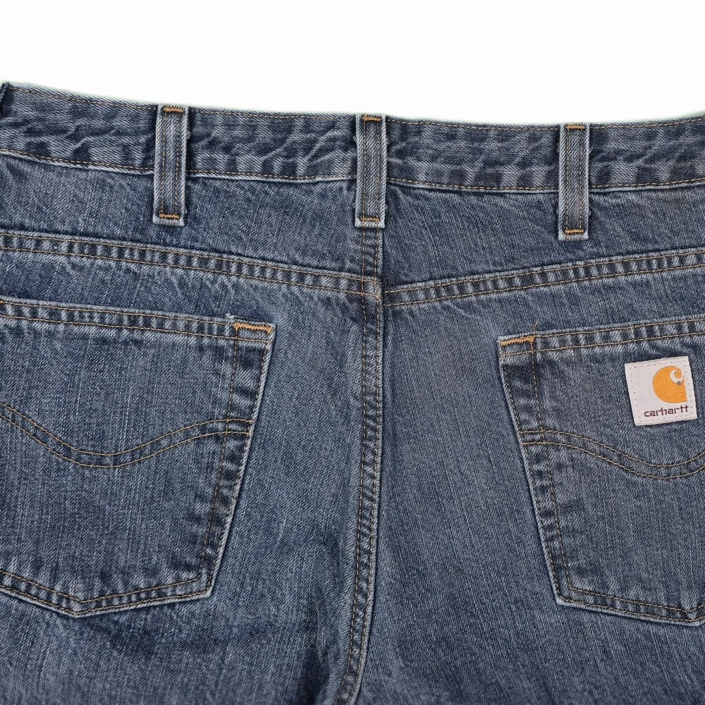 Carhartt‎ Men's Flannel-Lined Jeans - Relaxed Fit - Medium Blue W33